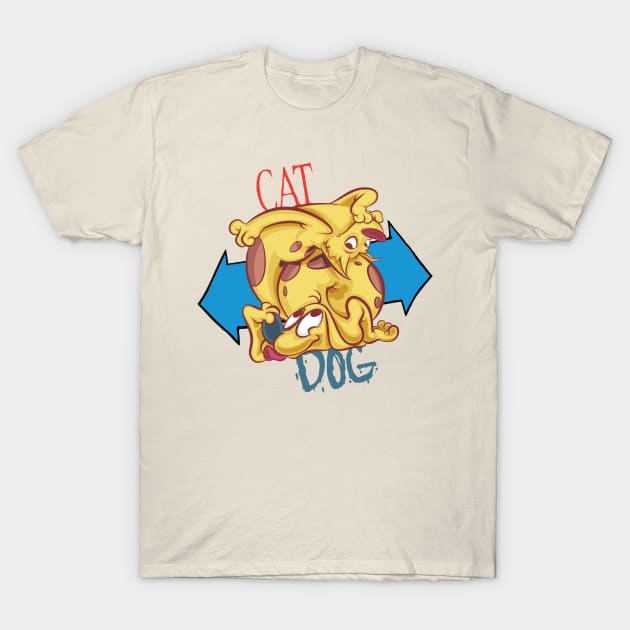 CatDog T-Shirt by majanation